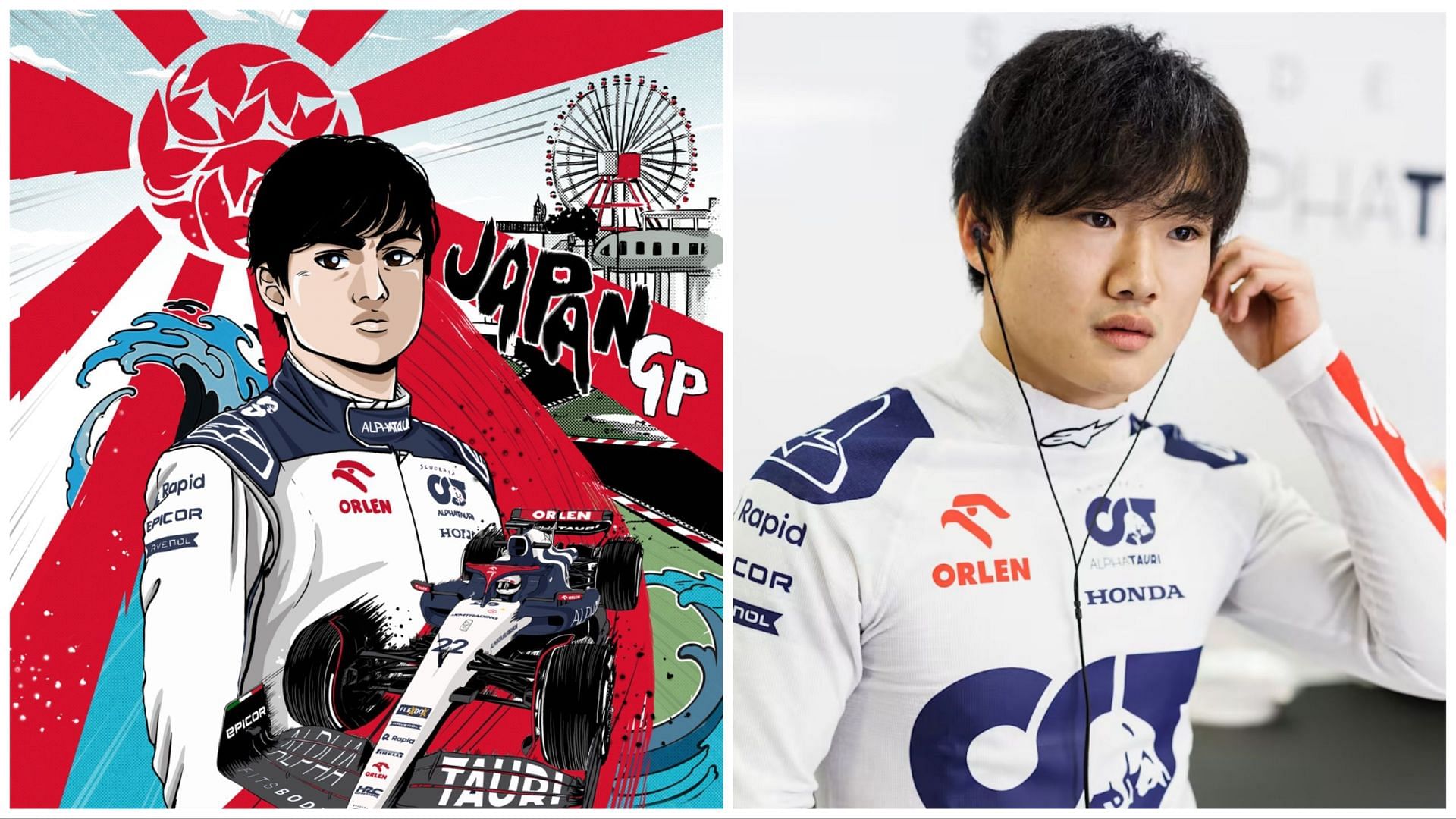 AlphaTauri criticised for using controversial Yuki Tsunoda poster for Japanese GP