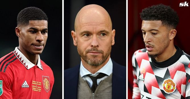 Marcus Rashford offers surprising reaction before quickly pulling back as alarm bells ring over Jadon Sancho and Erik ten Hag at Manchester United
