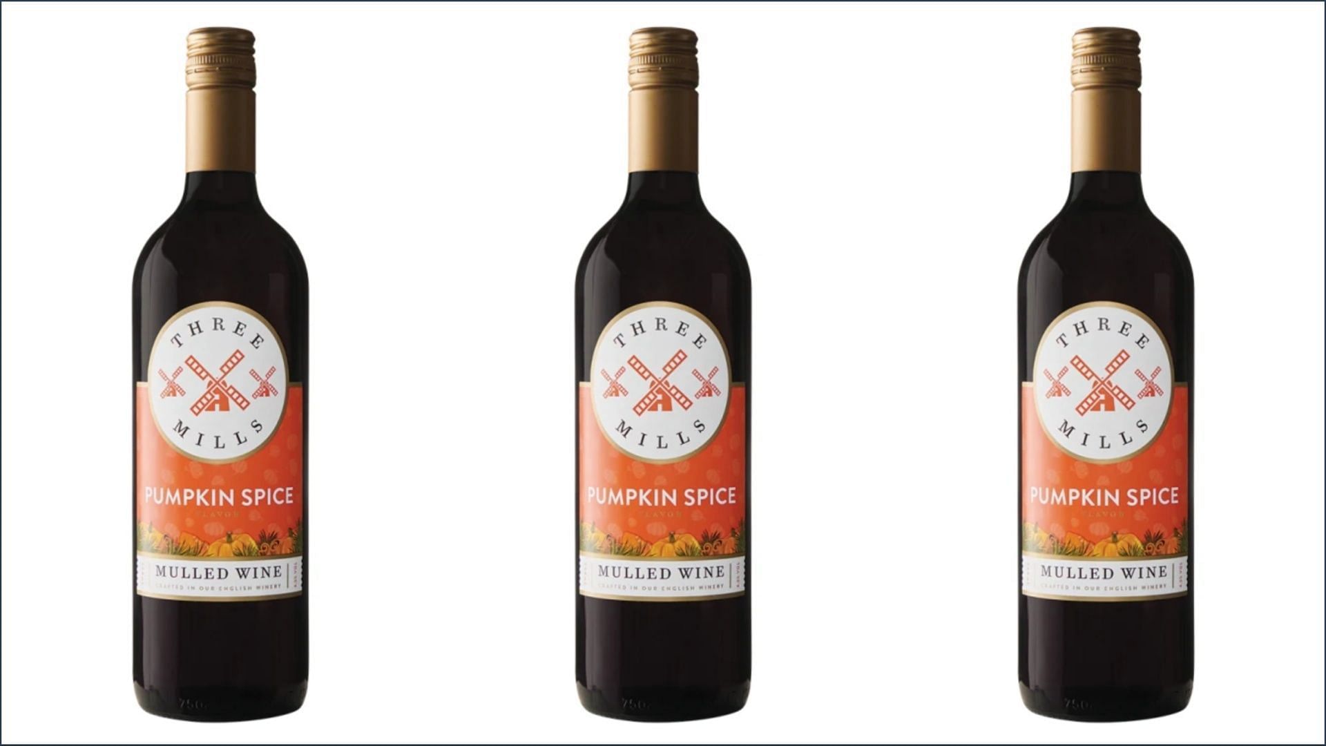 Three M. Pumpkin Spice M. Wine (Image via Aldi)