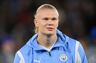 Erling Haaland lining up for Manchester City