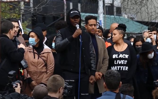 "Why? Because I'm black" - When Israel Adesanya moved souls with his speech at Black Lives Matter protest in Auckland