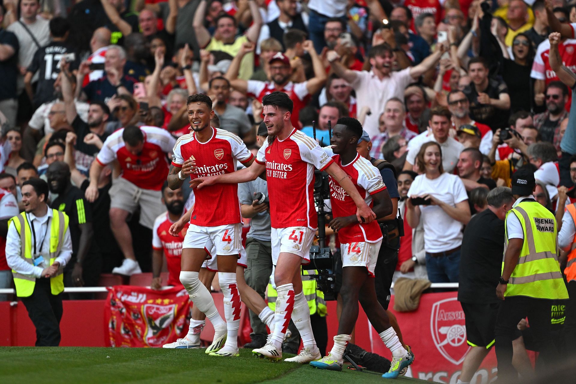 The Gunners left it late to beat Manchester United at the weekend.