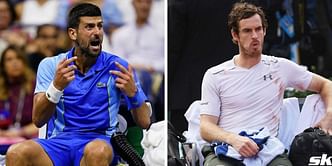 "All the veterans see through Novak Djokovic's fake nice guy gimmick";"Someone's jealous" - Fans react to Andy Murray's take on Serb hitting Federer