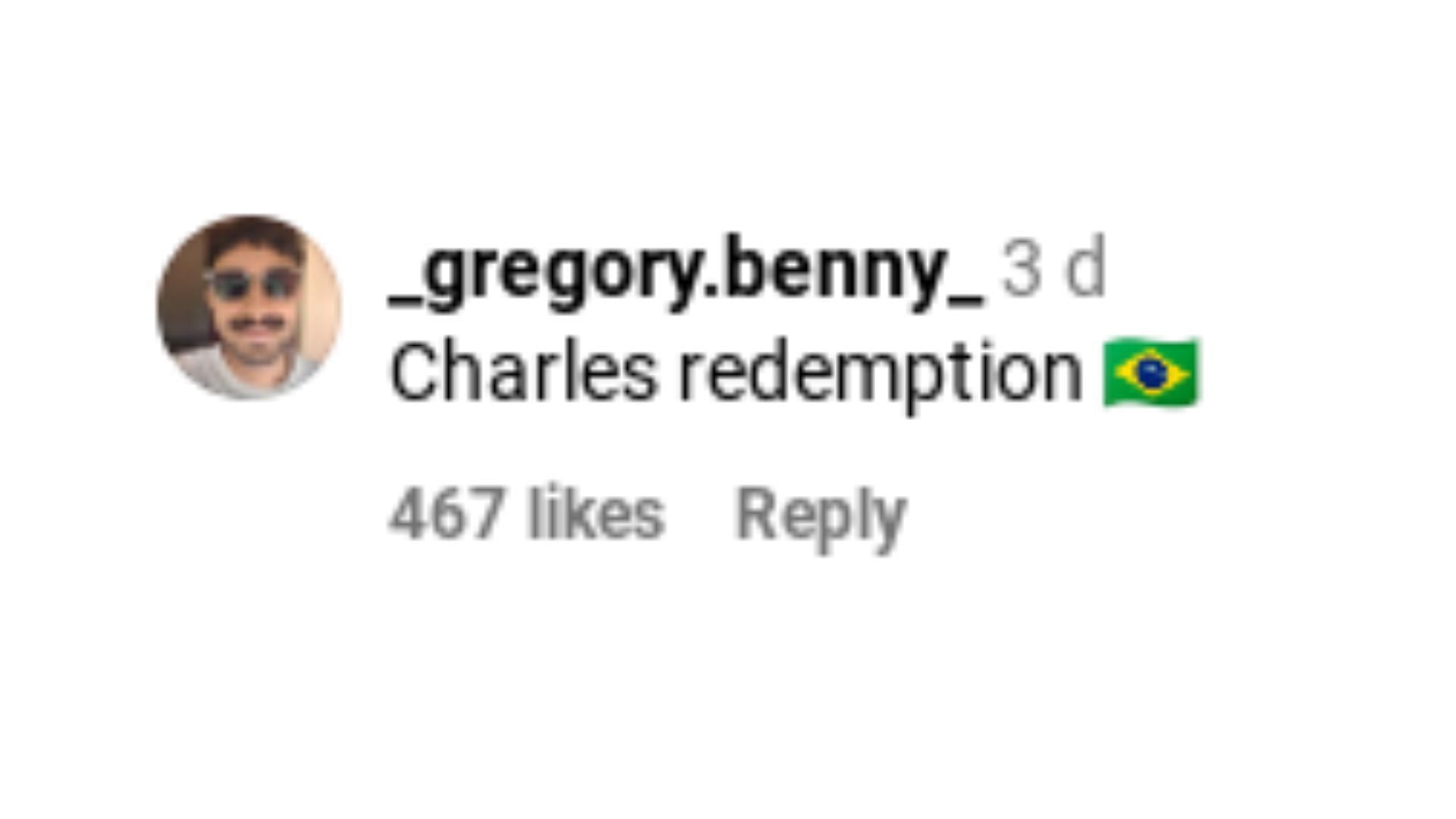 One fan&#039;s comment