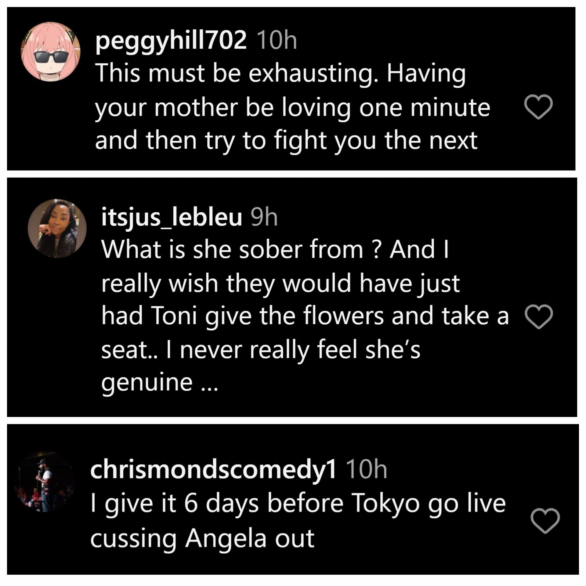 Netizens were not so sure about Tokyo Toni (Image via Instagram/@theshaderoom)