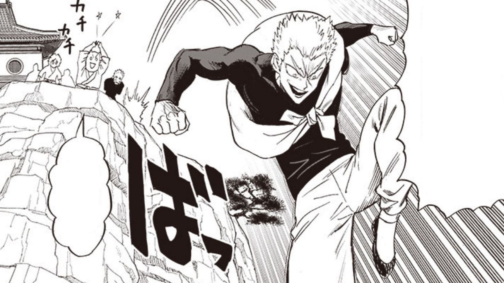 Garou in One Punch Man chapter 191 (Image via Shueisha)