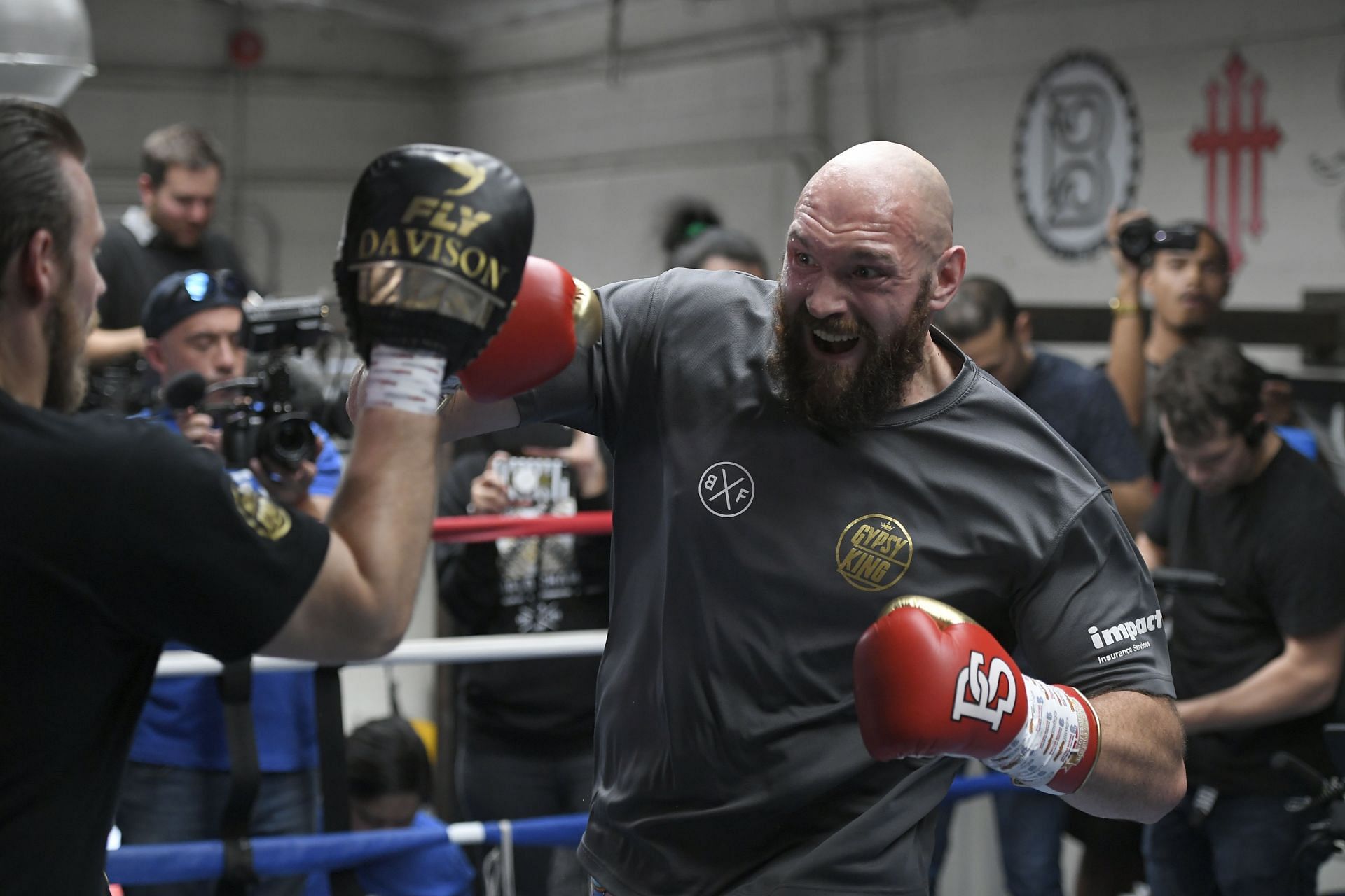 Tyson Fury Media Workout