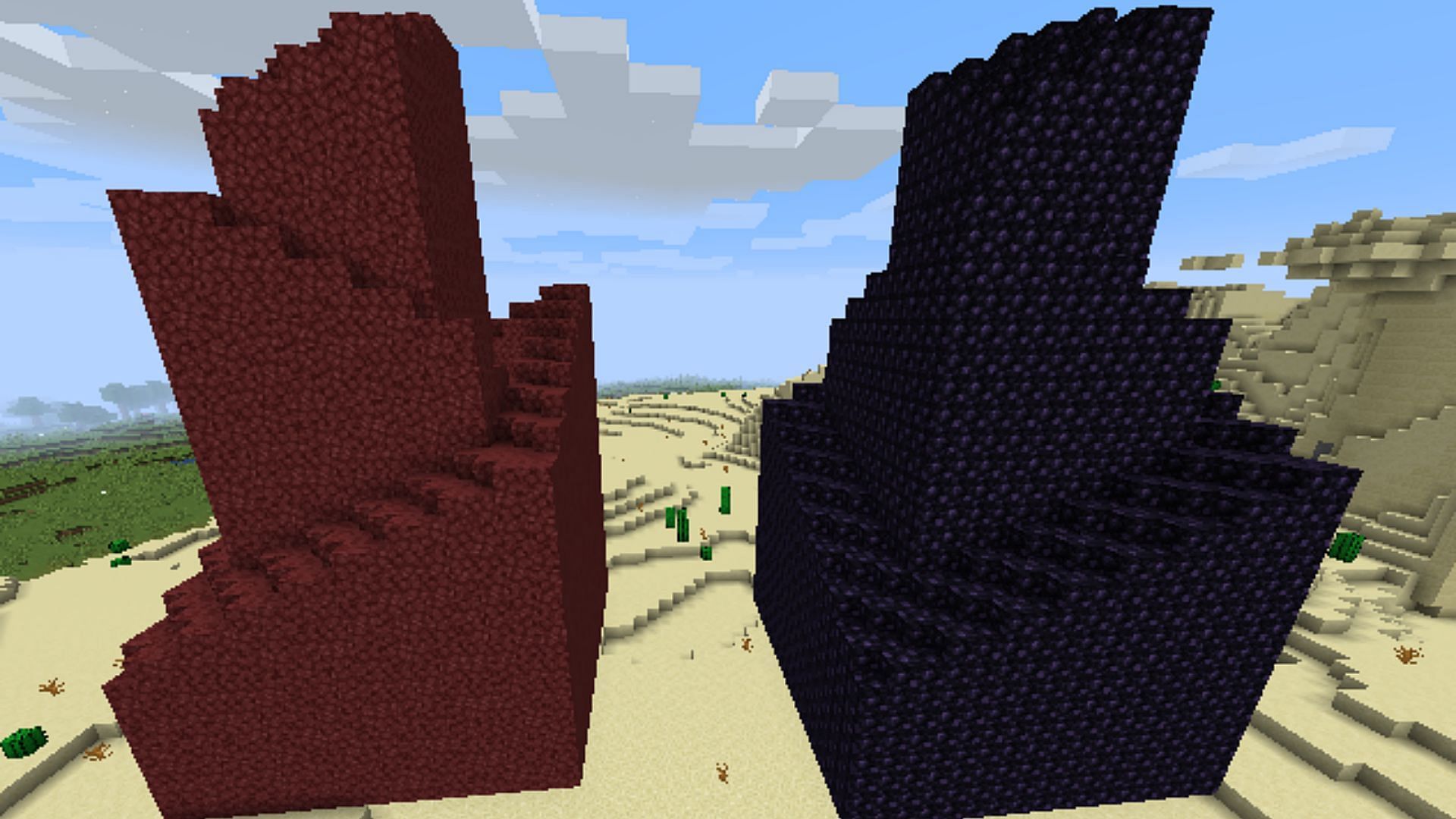 Nether Spire is a old unused structure in Minecraft Pocket Edition (Image via Mojang)