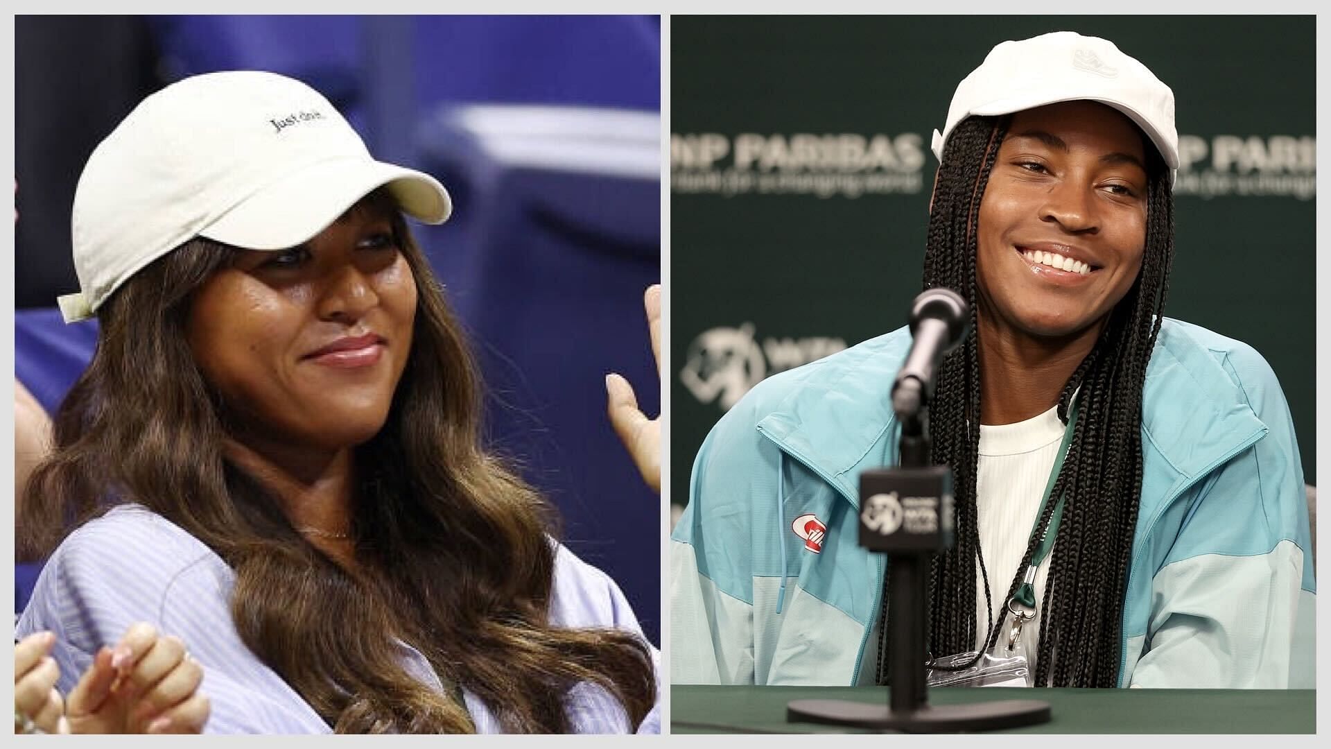 Naomi Osaka and Coco Gauff.