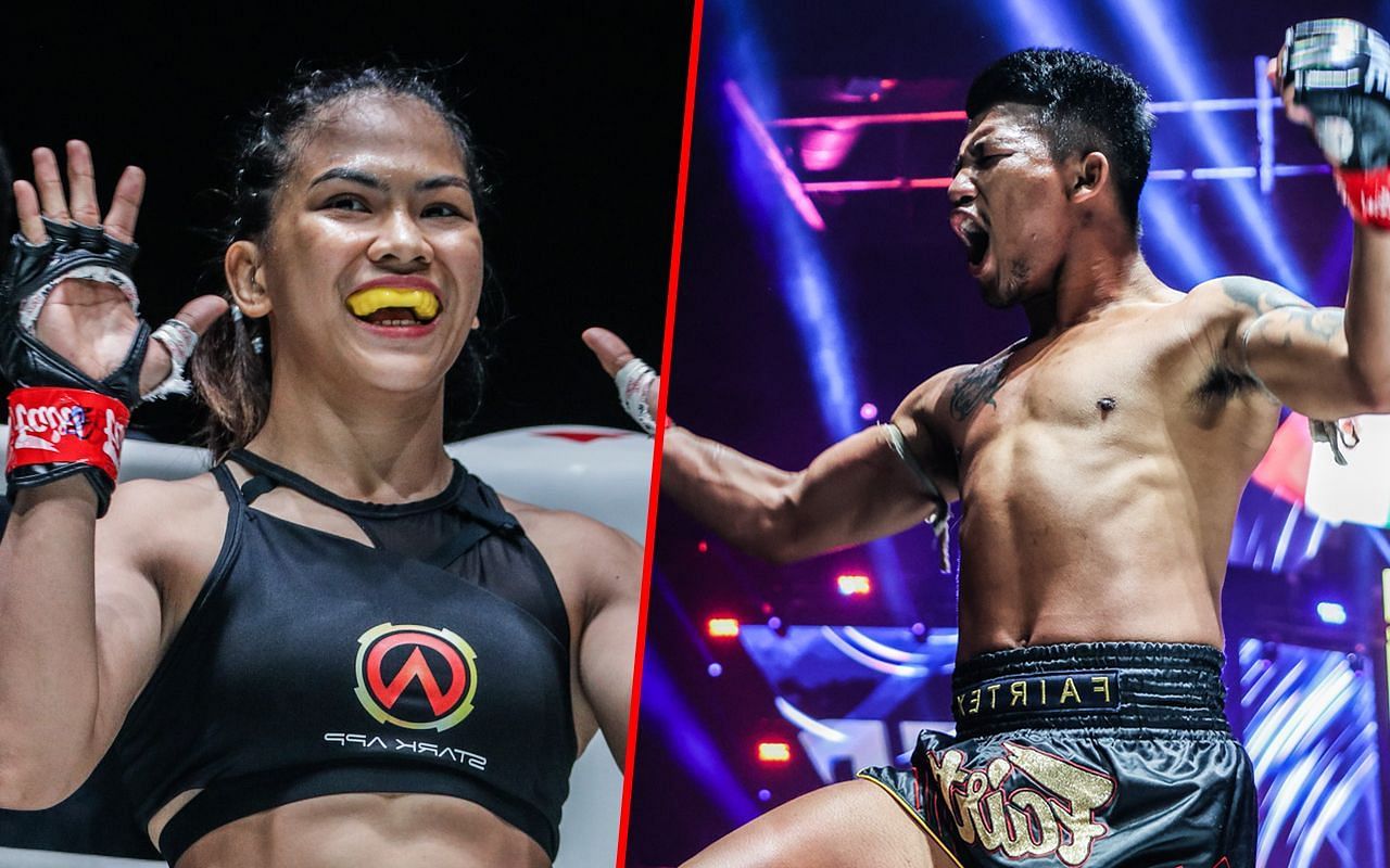 Denice Zamboanga (left) and Rodtang (right) | Image credit: ONE Championship