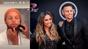 Ayesha Curry turns Steph Curry into a skincare diva with hilarious video of Warriors star looking out of his element