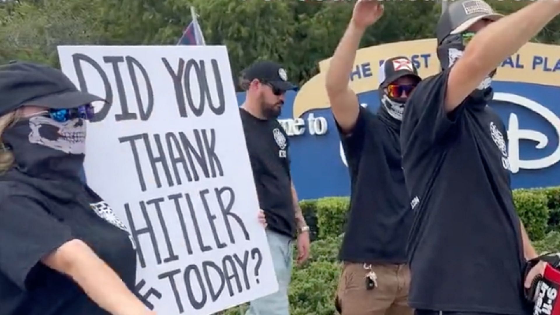 Nazis in Florida video goes viral, incites mass reactions online  (Image via snip from Twitter/@IamMeme0)