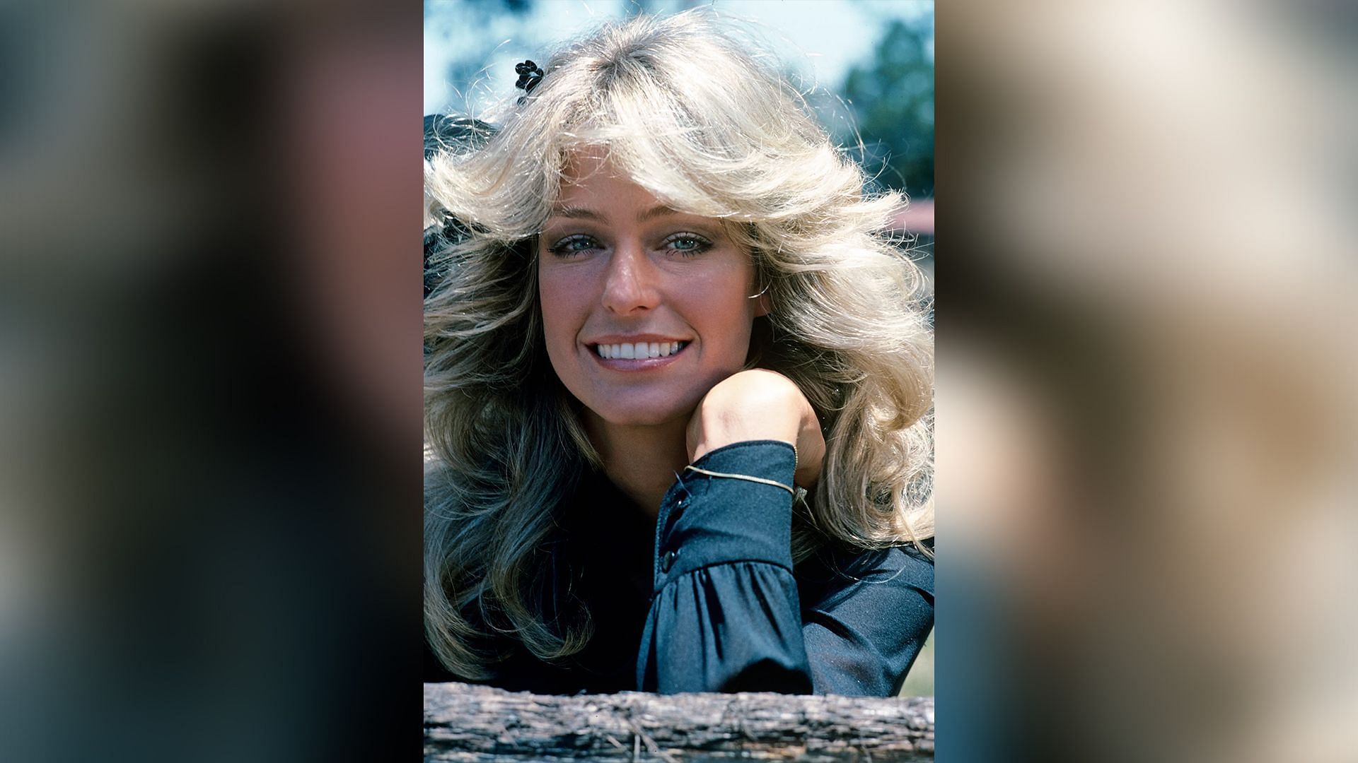 The Farrah Fawcett iconic hairstyle. (Image via Sportskeeda)