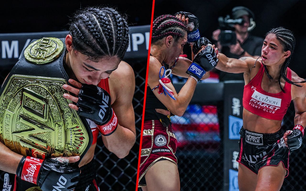 ONE atomweight Muay Thai world champion Allycia Hellen Rodrigues -- Photo by ONE Championship