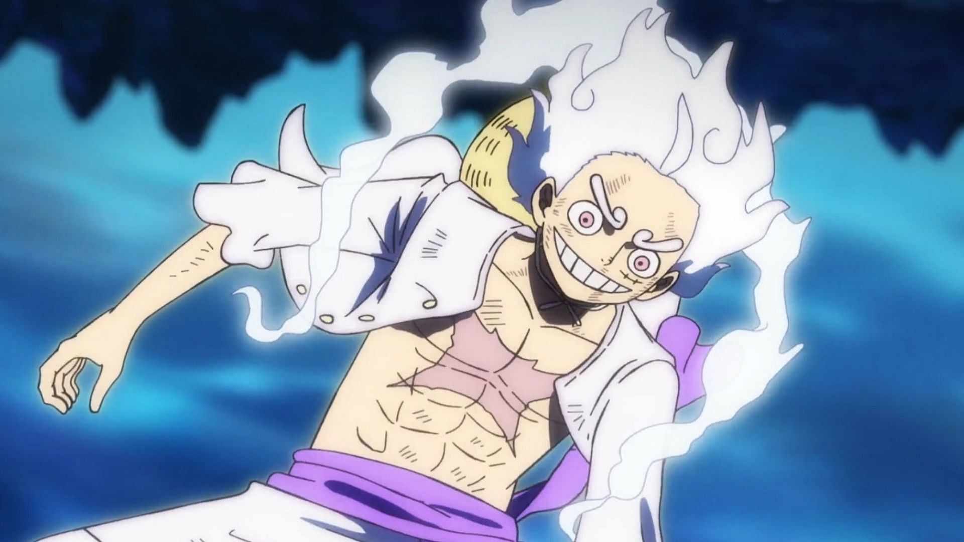 Gear 5 Luffy as seen in One Piece episode 1074 (Image via Toei)