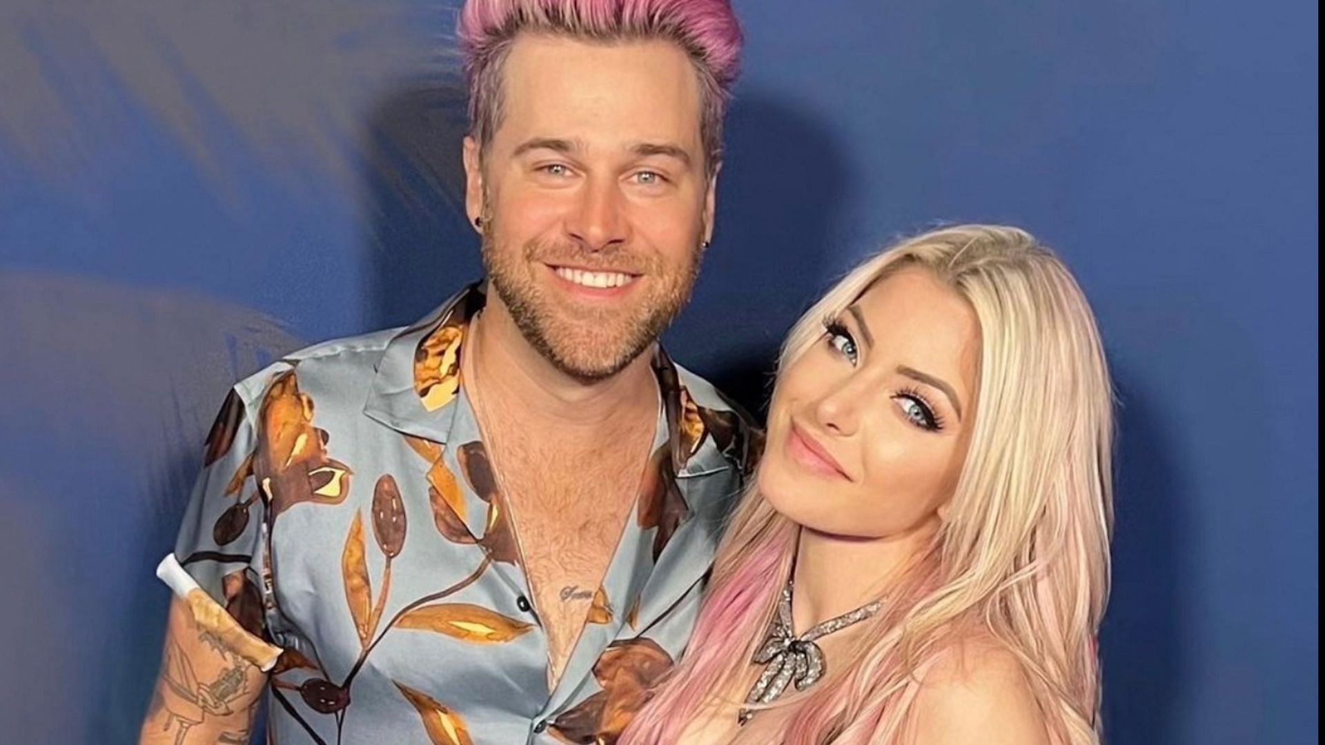 Alexa Bliss with her husband Ryan Cabrera