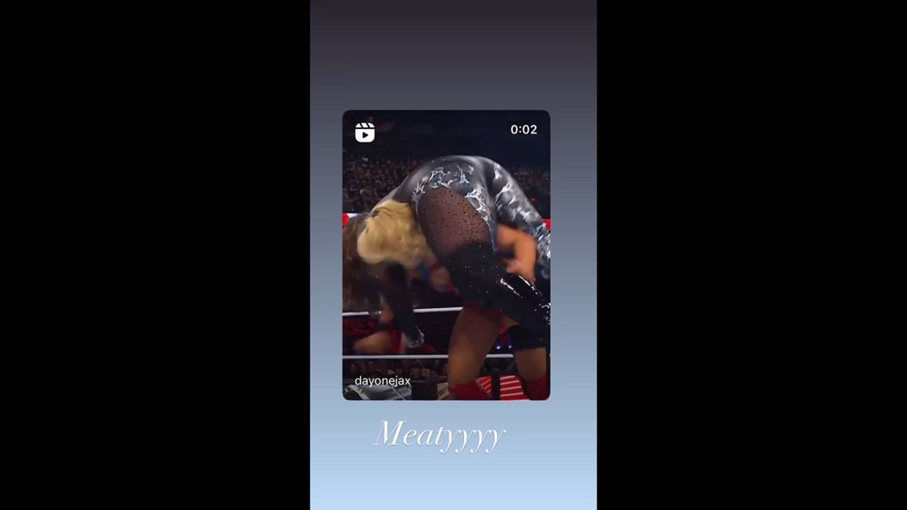 Nia Jax&#039;s post on her Instagram story