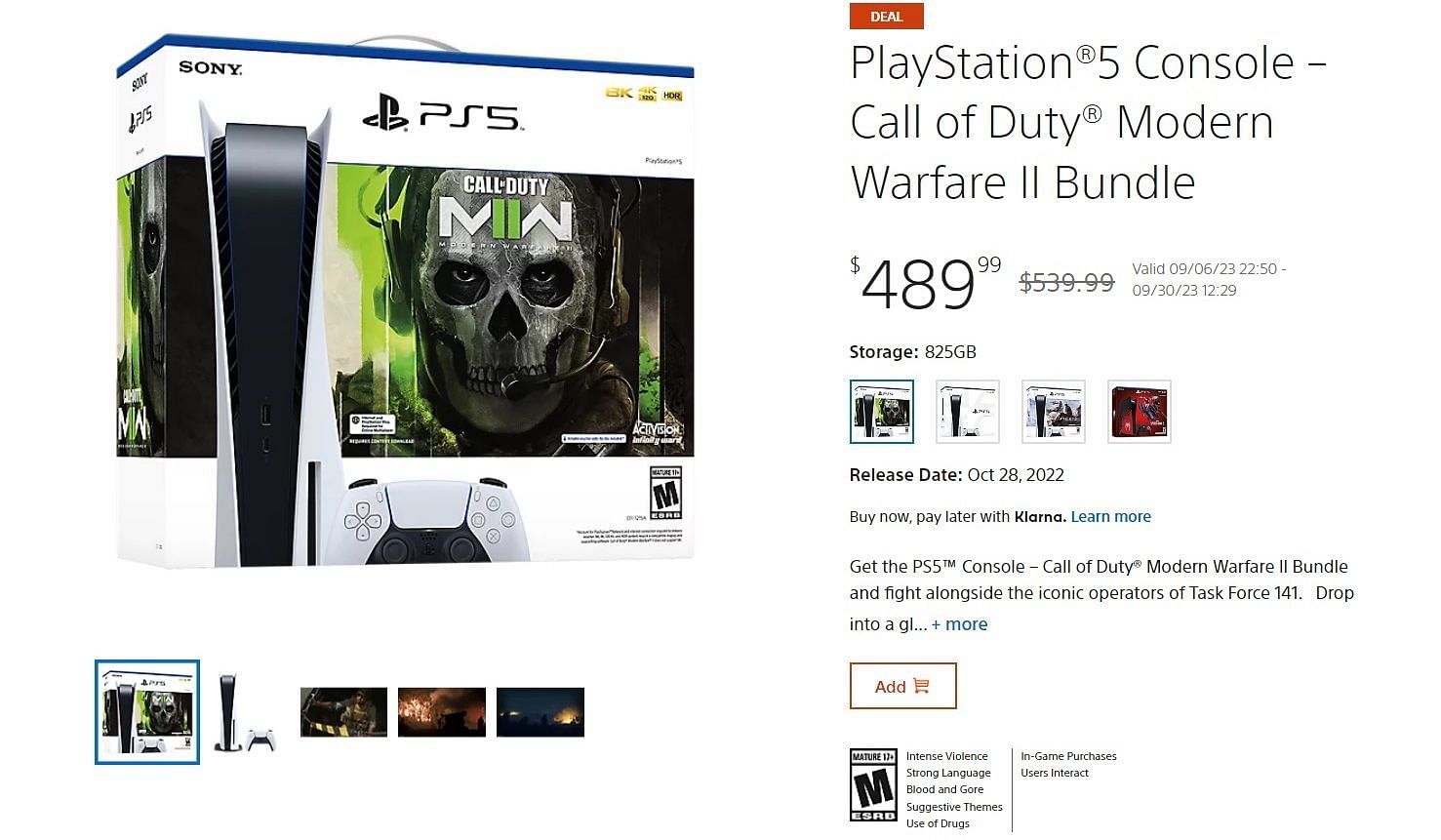 Sony Releases New PS5 Modern Warfare 3 Bundle In India