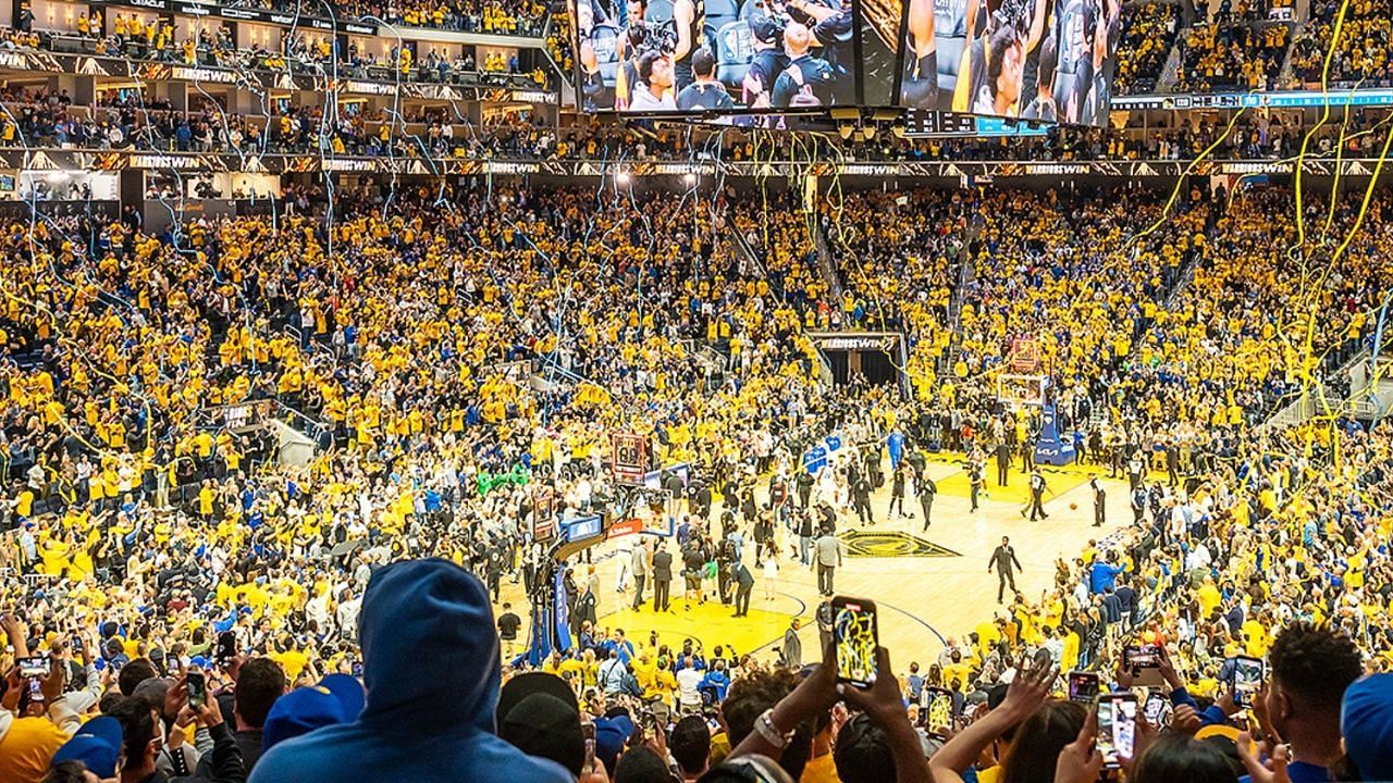 The Chase Center is the home court of the Golden State Warriors since the 2019-20 NBA season.