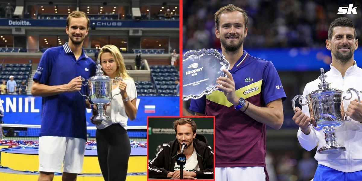 Daniil Medvedev lost to Novak Djokovic in the US open final