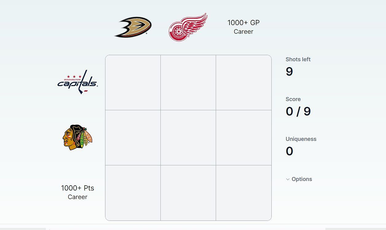 Puckdoku NHL Grid: September 24 answers you need to know