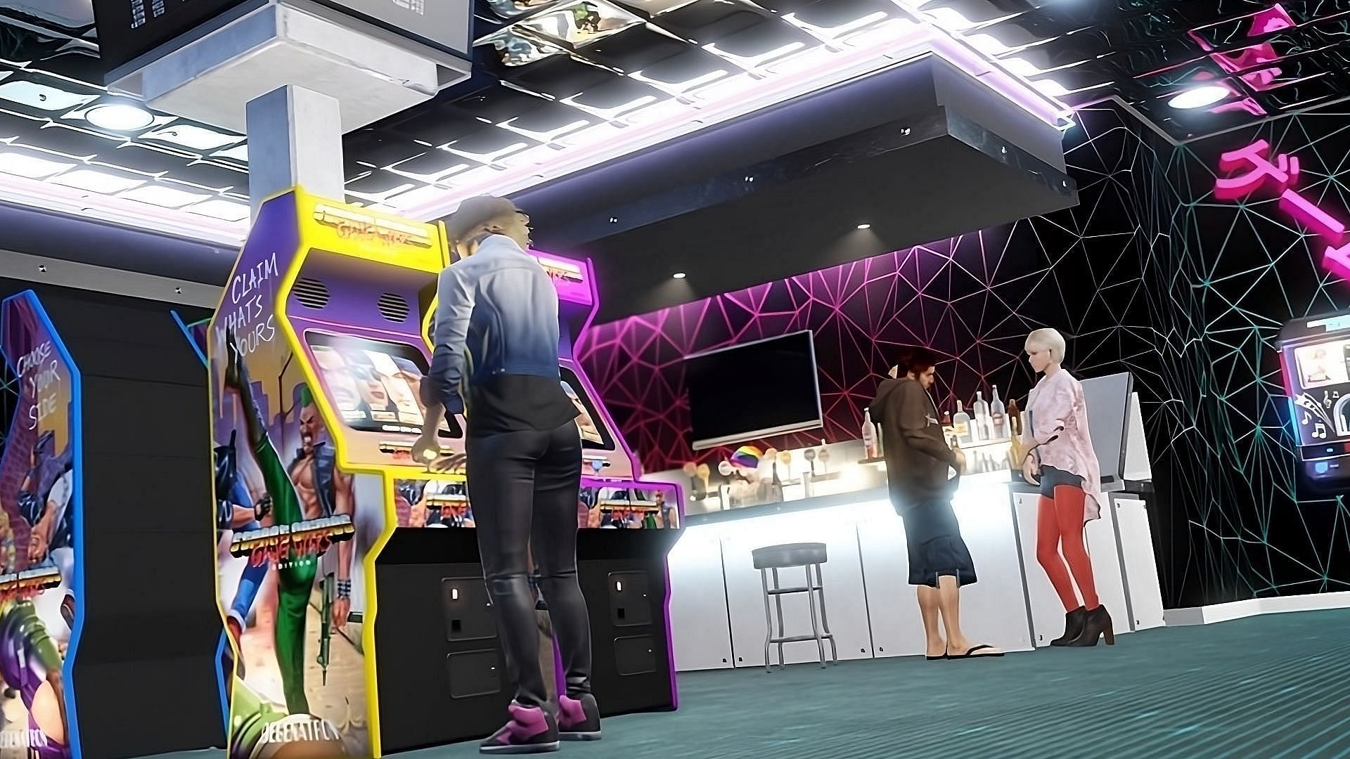Arcades are easy for groups of friends to profit from (Image via Rockstar Games)