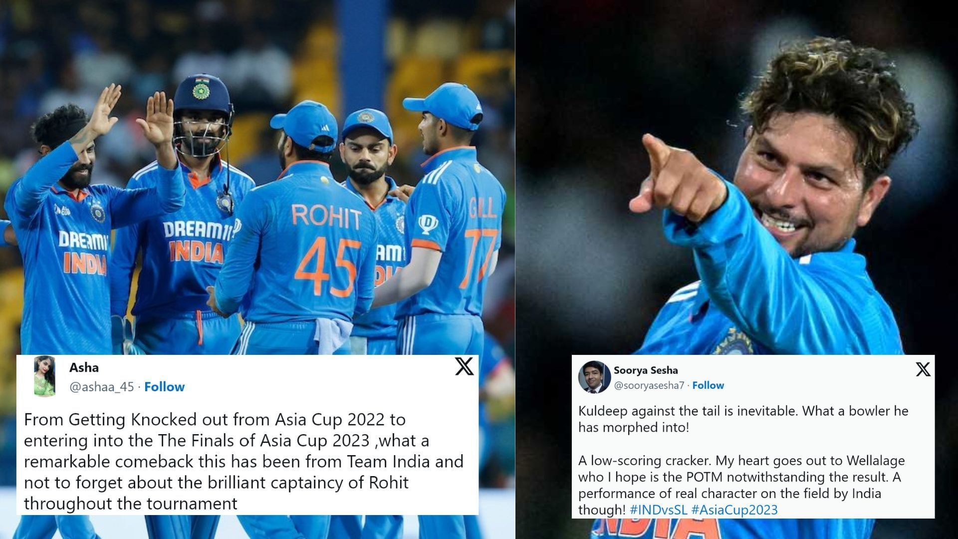 Fans hailed the Men in Blue for showing composure under pressure and winning a thriller (P.C.:X)