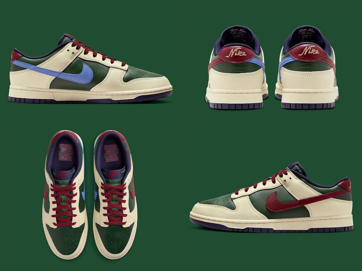 The upcoming Nike Dunk Low &quot;From Nike, To You&quot; sneakers will be released during the Holiday 2023 (Image via Sportskeeda)