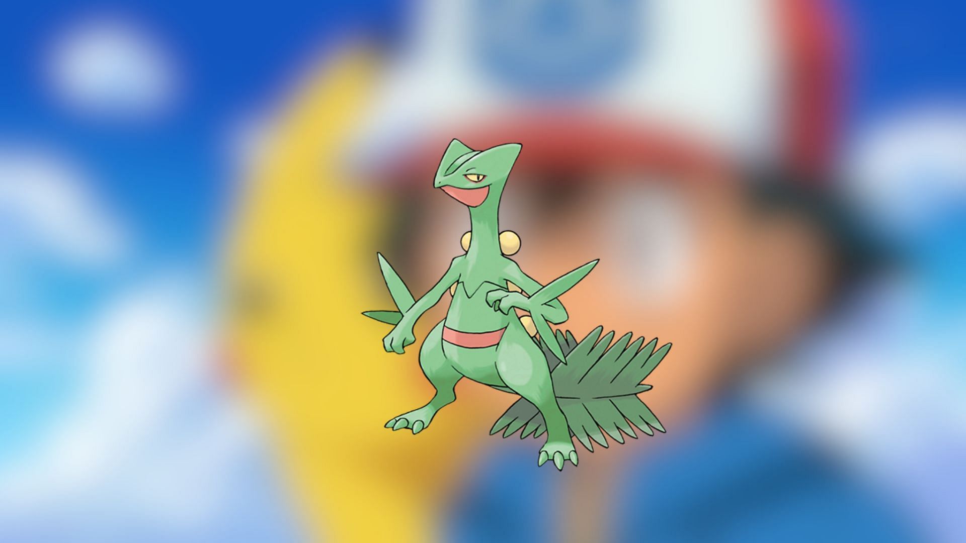 Ash&#039;s Sceptile (Image via TPC/Serebii)