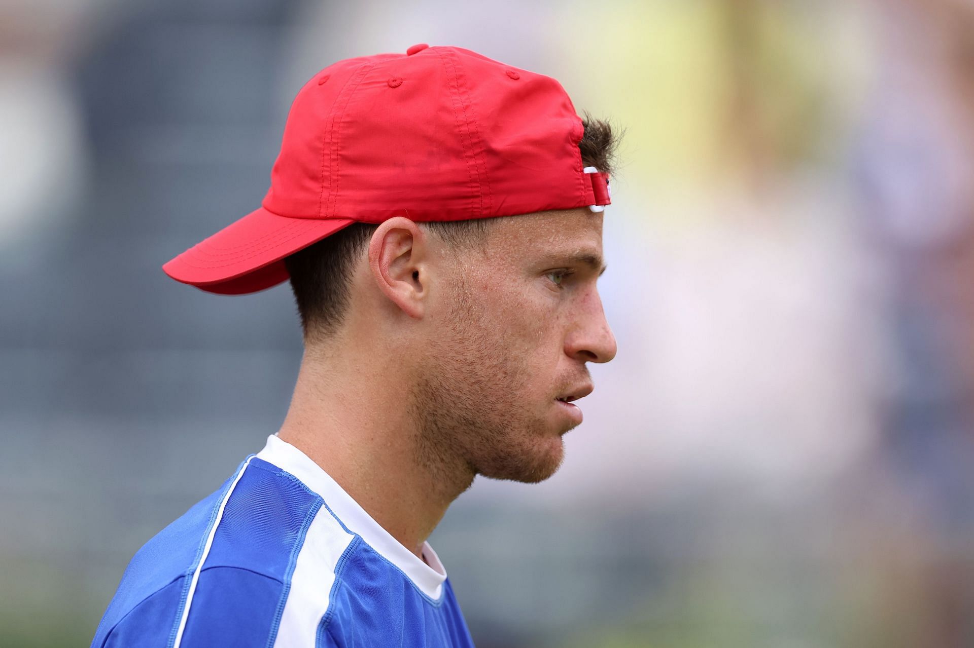 Diego Schwartzman pictured at the Cinch Championships - Day Four