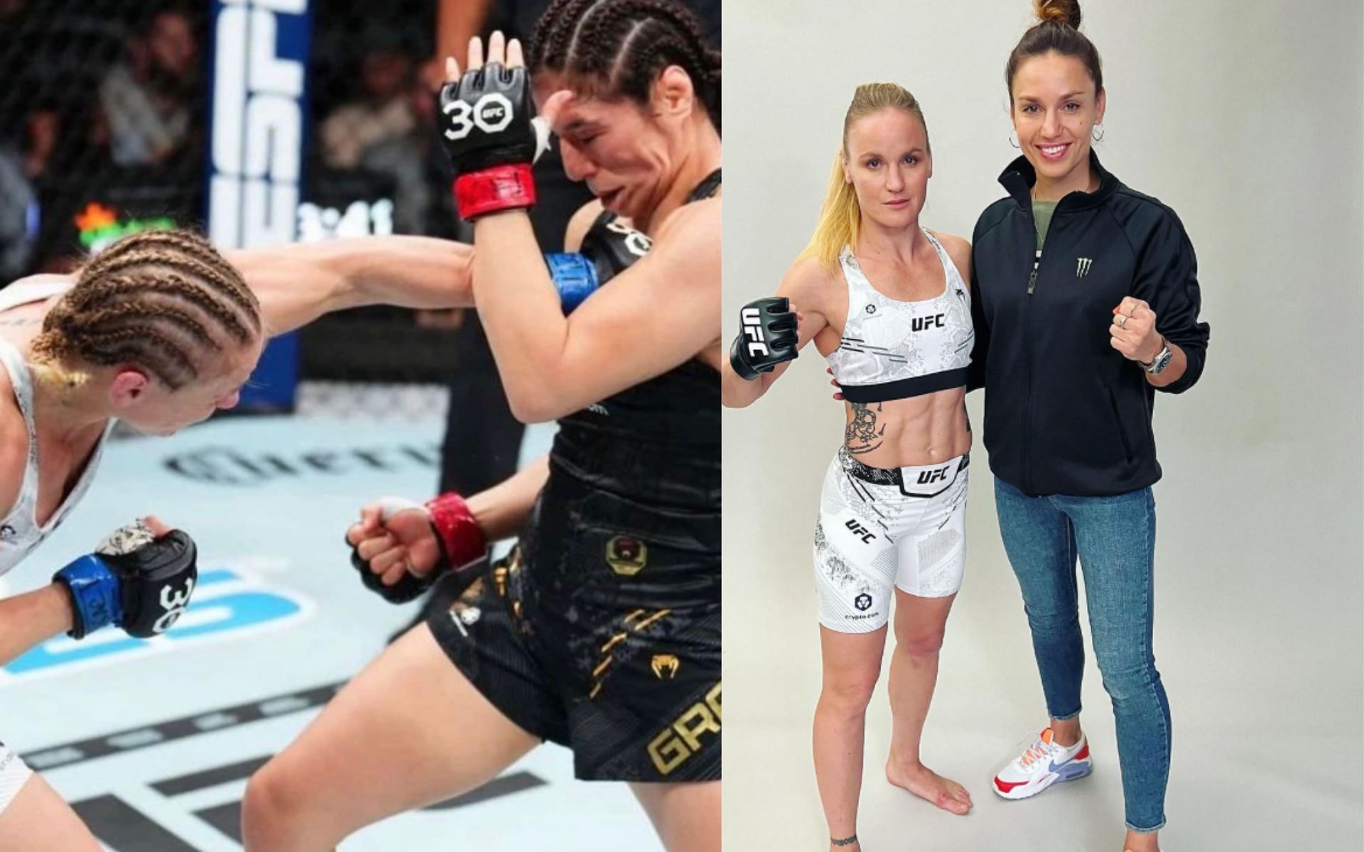 Alexa Grasso vs. Valentina Shevchenko, Antonina Shevchenko alongside sister Valentina (Image Courtesy - @antoninapantera on Instagram)