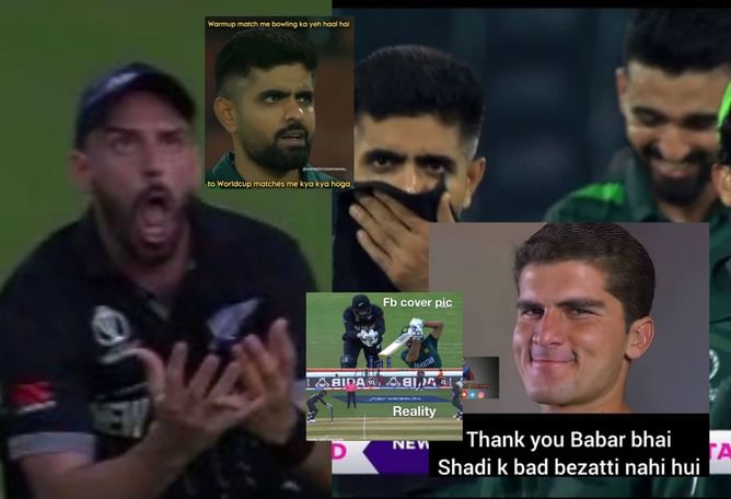 "Thank you Babar bhai shadi k bad bezatti nahi hui"- Top 10 funny memes as Pakistan suffer a crushing loss in warm-up match vs New Zealand