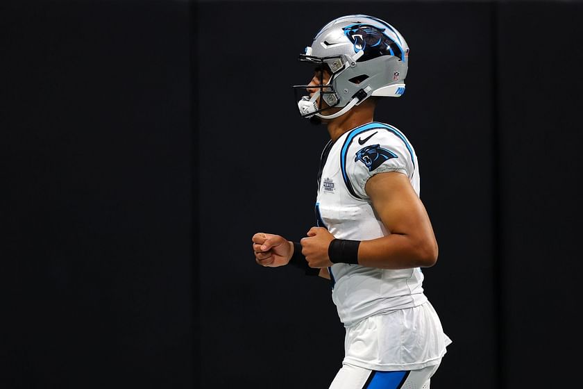 Who is the starting QB for Carolina Panthers tonight vs. Falcons