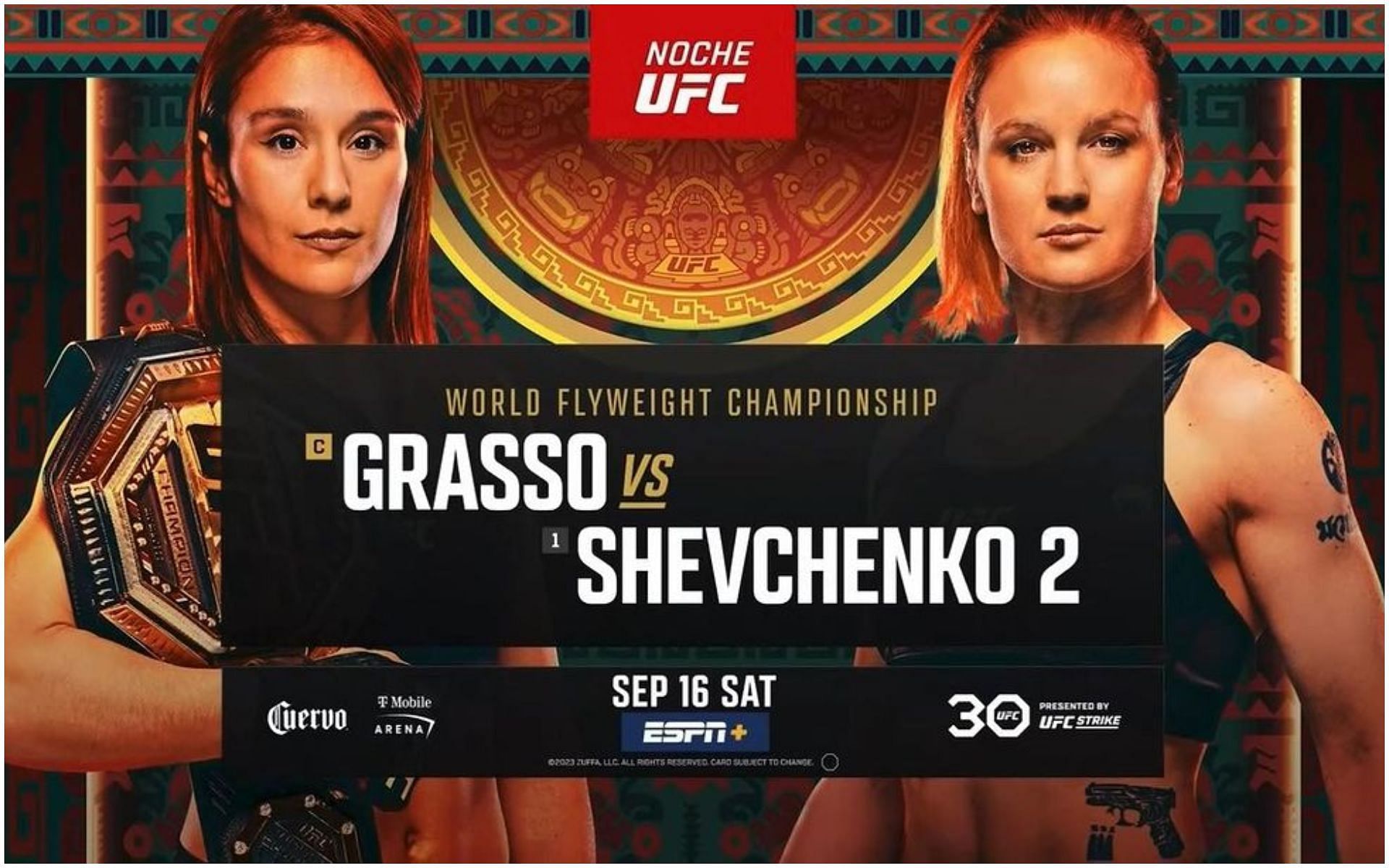 Noche UFC: Alexa Grasso vs. Valentina Shevchenko 2