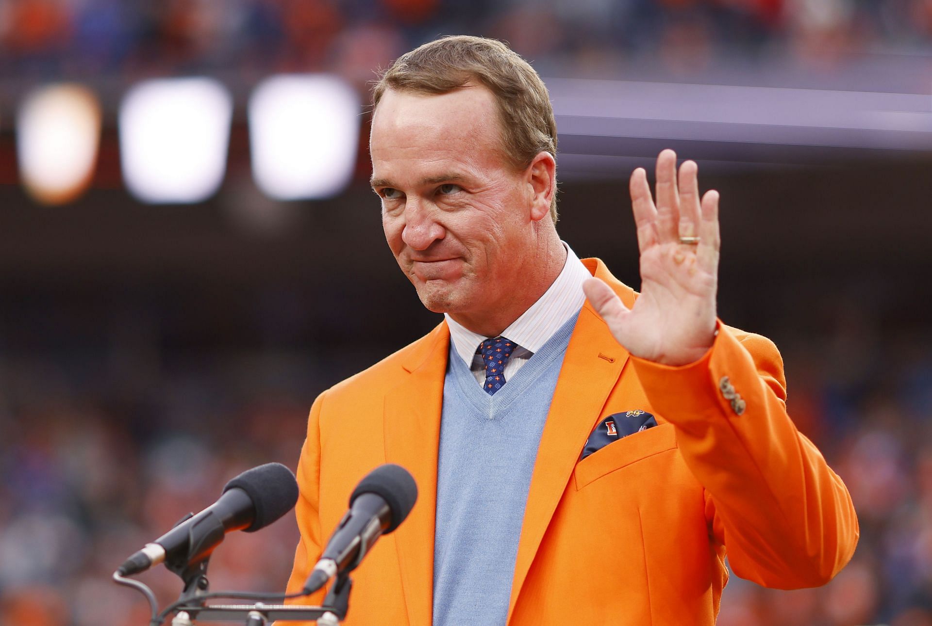 Peyton Manning at Washington Football Team v Denver Broncos