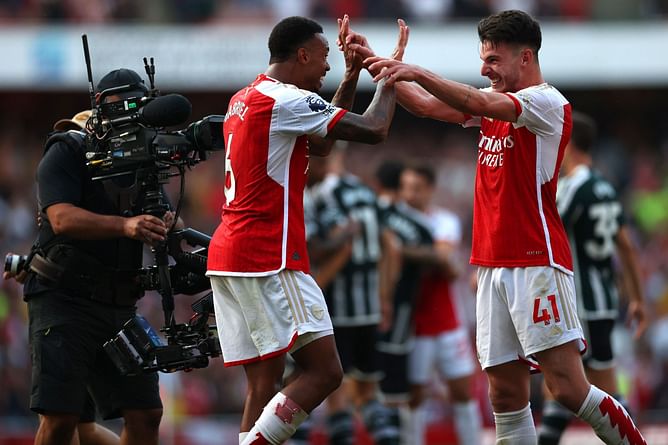 "It's the fine margins of football" - Declan Rice makes big claims after scoring for Arsenal in 3-1 win over Manchester United