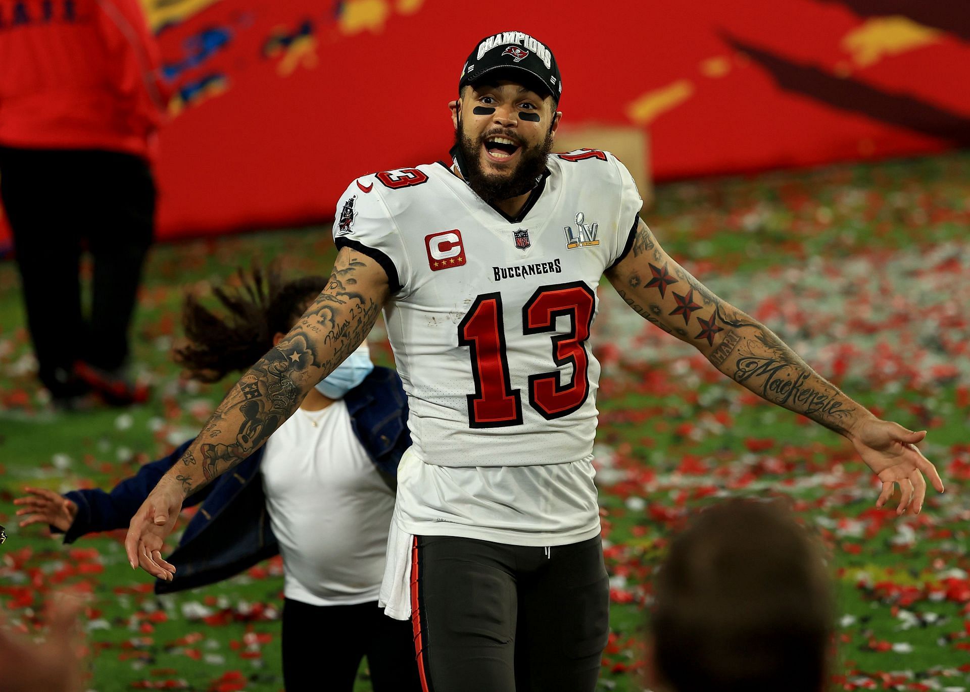Mike Evans won Super Bowl LV with the Tampa Bay Buccaneers.