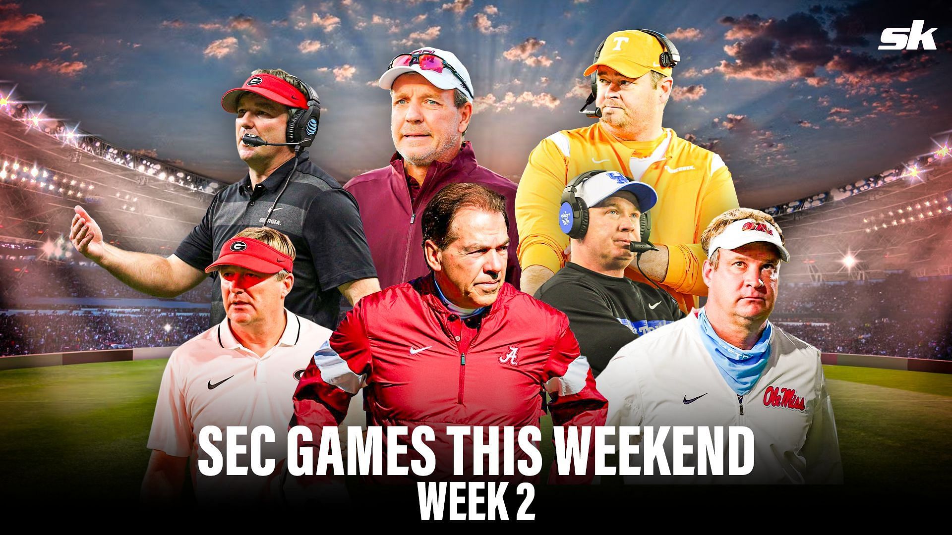 SEC Football Games this Weekend TV Schedule, Channel, Time and Live Stream Week 2