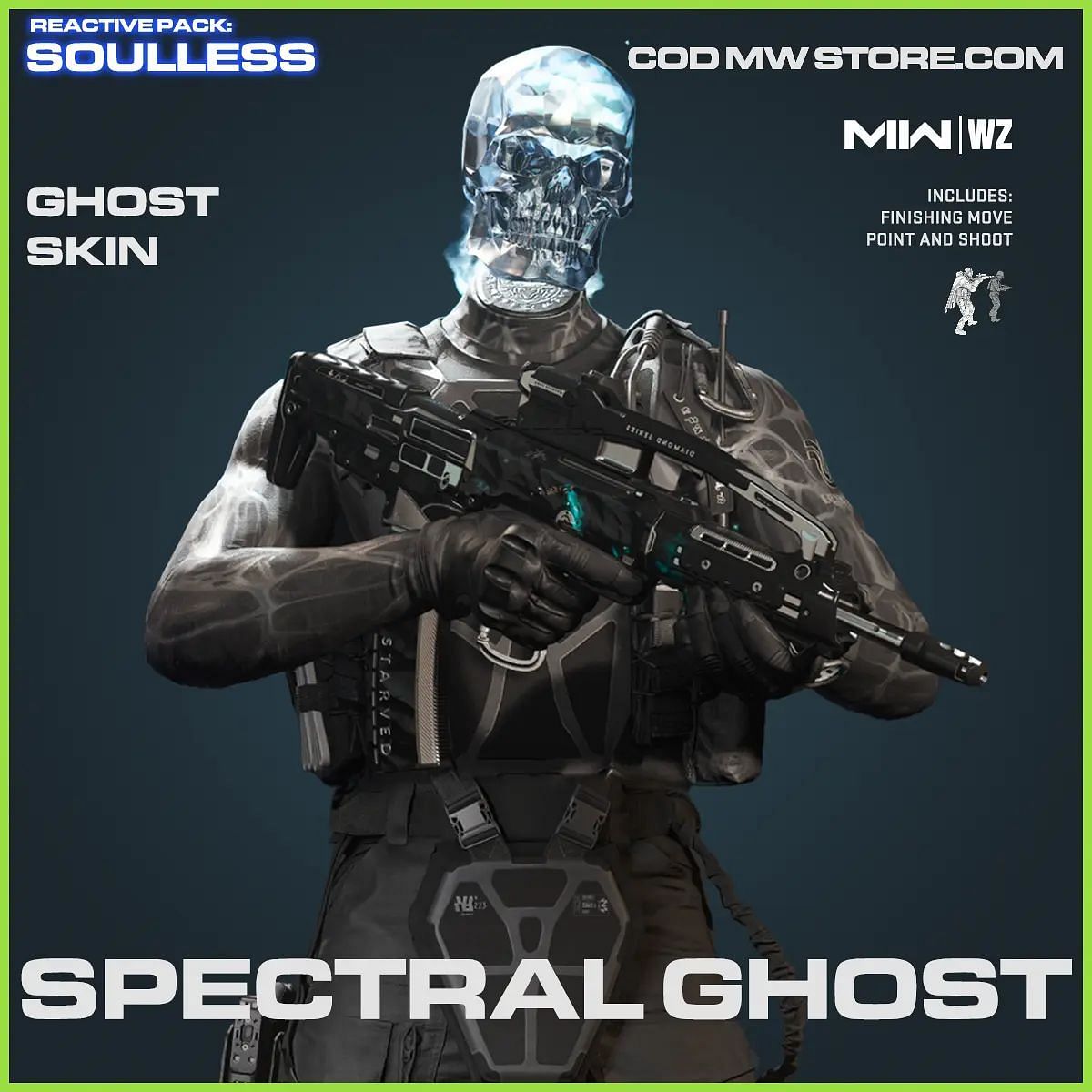 NEW Loch Ghost Skin With Finishing Moves - MW2 Finishers 