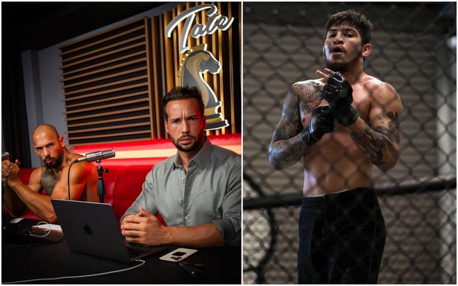 Andrew Tate’s brother issues playful response to MMA fighter’s boastful claim about people being “scared to beef with him”
