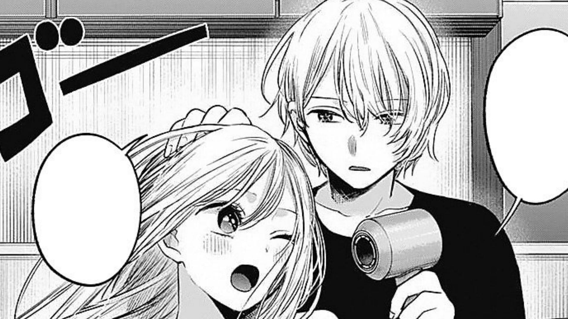 Ruby and Aqua Hoshino as seen in the manga (Image via Shueisha)