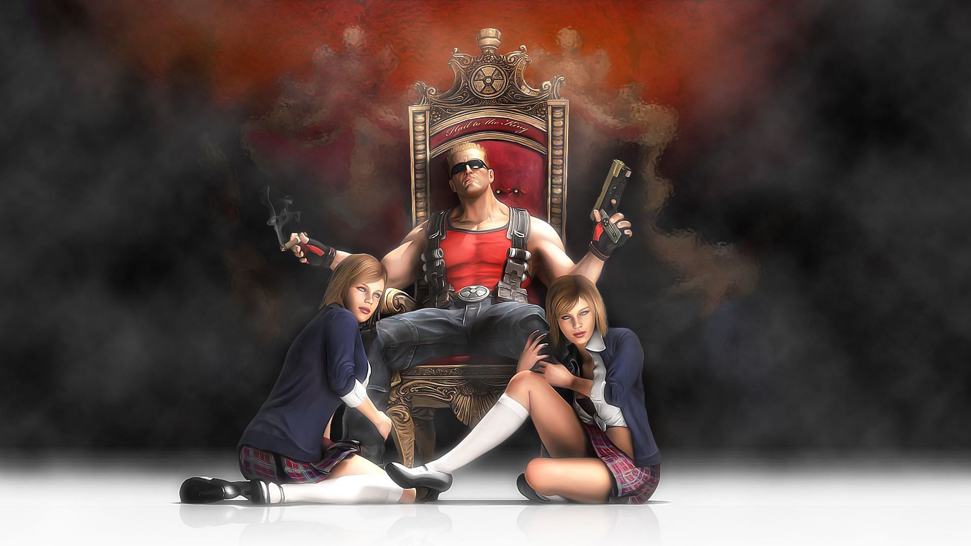 Clearly, Duke Nukem didn&#039;t deserve a sad ending (Image via Gearbox Software)