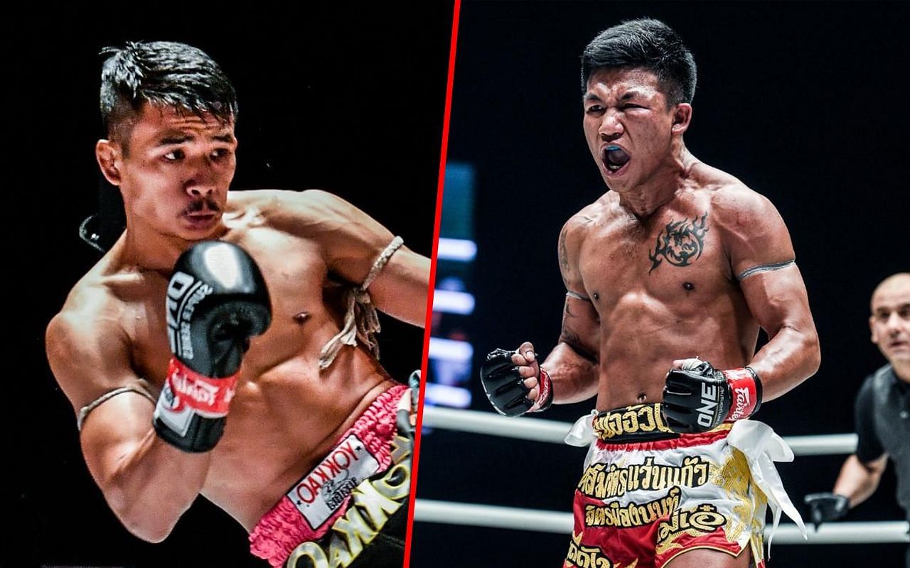 Superlek (Left) faces Rodtang Jitmuangnon (Right) at ONE Friday Fights 34