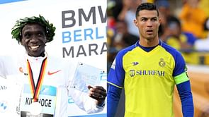 “He sits with Ronaldo as the GOATs”- Fans laud Eliud Kipchoge as Kenyan wins Berlin Marathon for fifth time