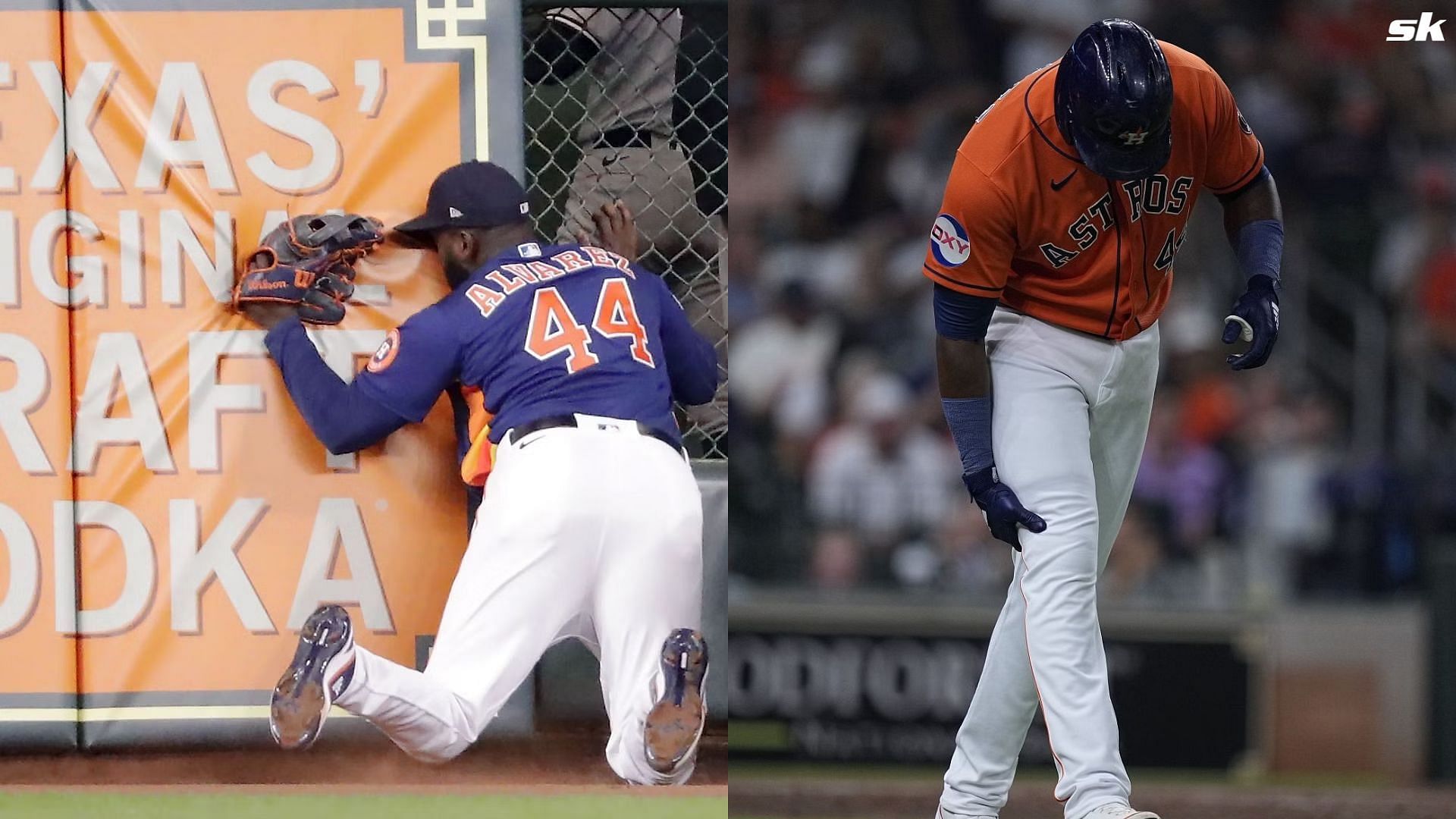 Yordan Alvarez injury update: Astros manager sheds light on $115,000,000  All-Star's condition following collision with fence