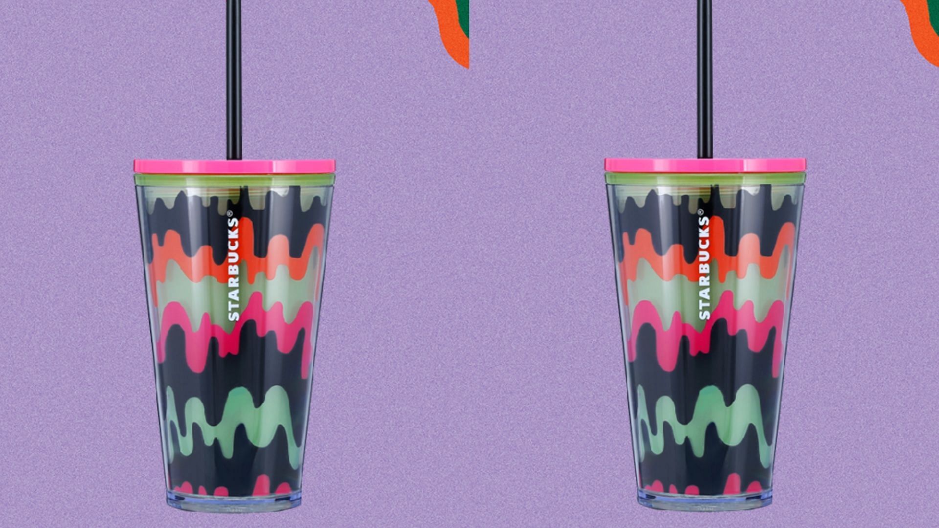 Multicolor Drip Cold Cup (Image via Starbucks)