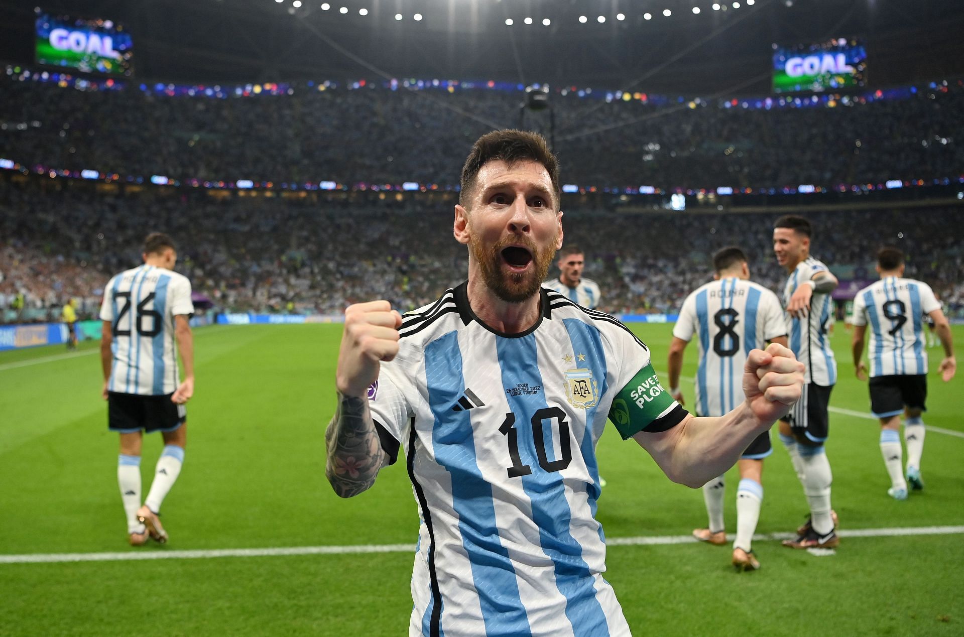 Lionel Messi won the FIFA World Cup last year.