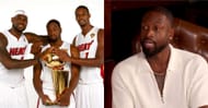 Former Miami Heat superstars LeBron James, Dwyane Wade and Chris Bosh