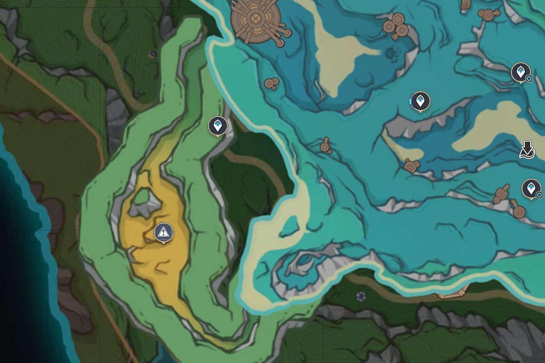 Seventh Mysterious Ore location (Image via Sportskeeda)