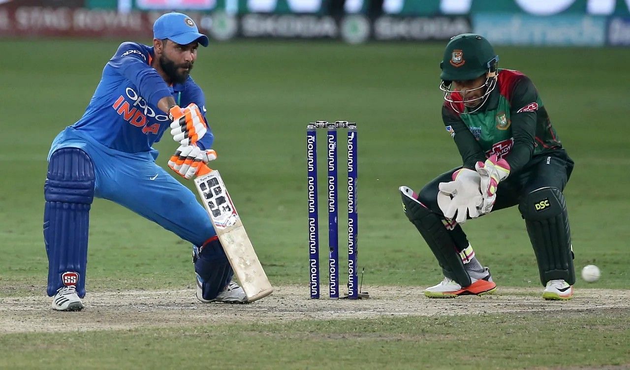 Ravindra Jadeja in action against Bangladesh at the Asia Cup 2018 [Getty Images]